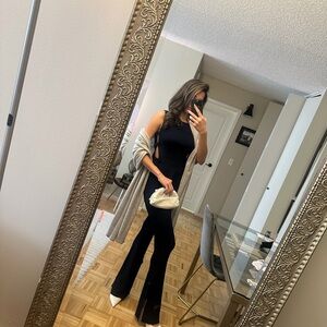 Yellow The Label Navy Sleeveless Top & Knit Pant Set  | Size XS